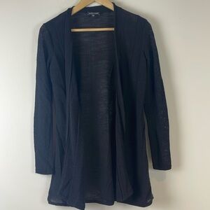 Eileen Fisher Wool Lightweight cardigan black size extra small